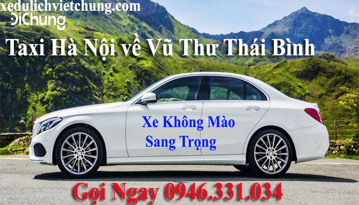 taxi từ hà nội về vũ thư thái bình