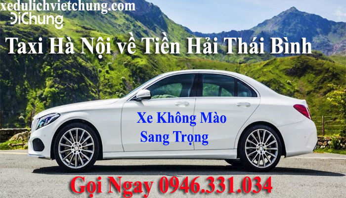 taxi từ hà nội về tiền hải thái bình